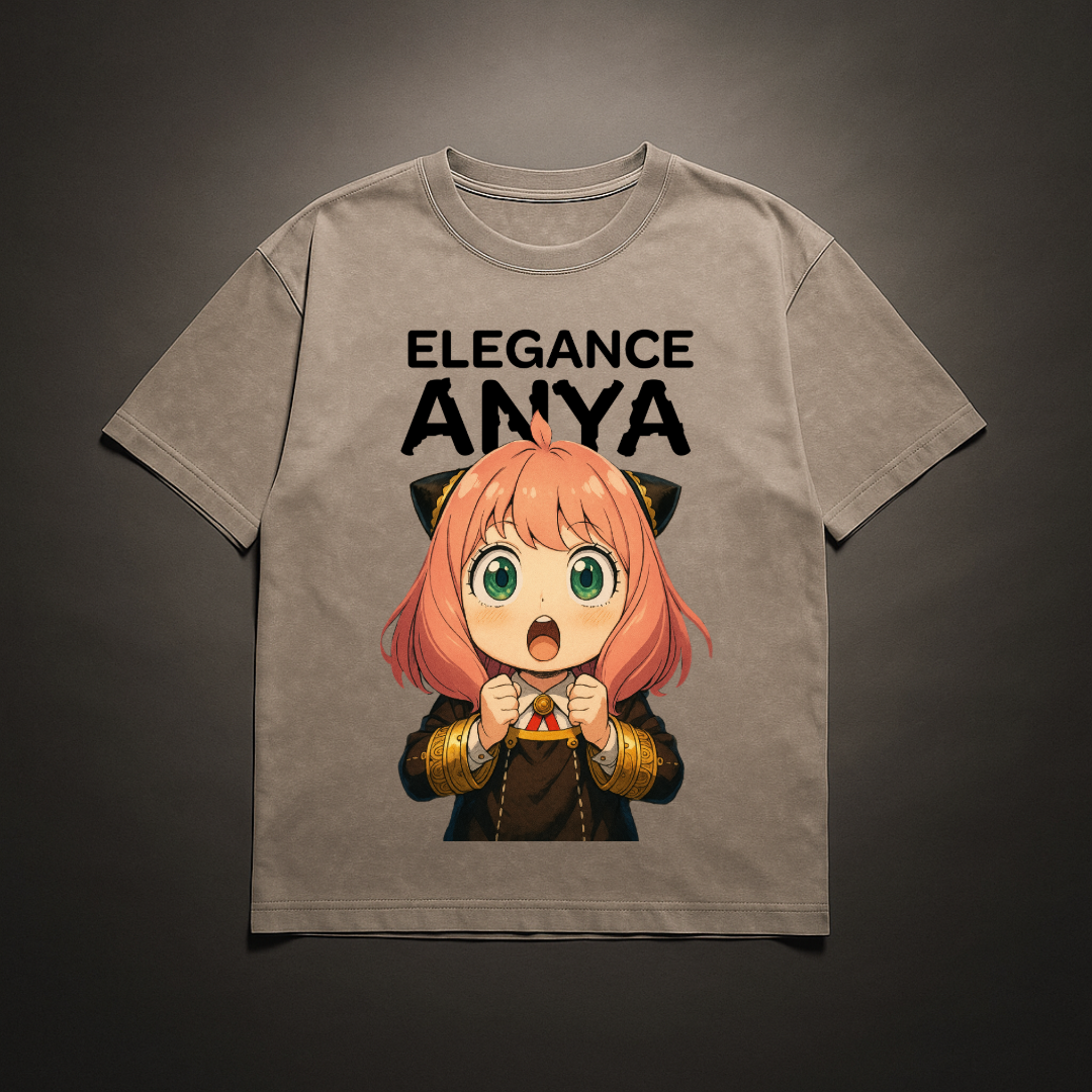 Anya V1 Washed Tee | Spy X Family