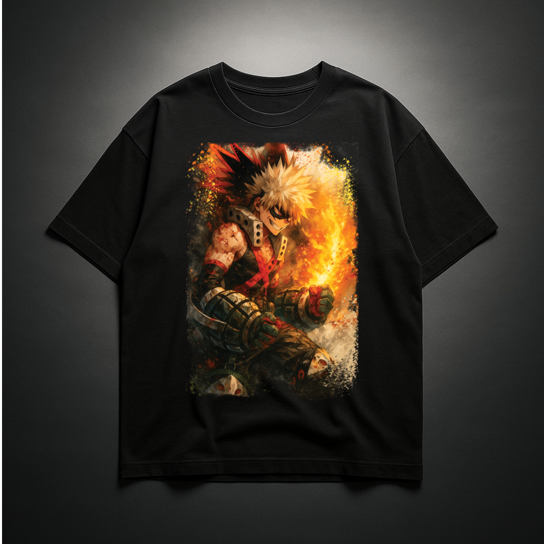 Bakugo V4 Oversized Tee | MHA