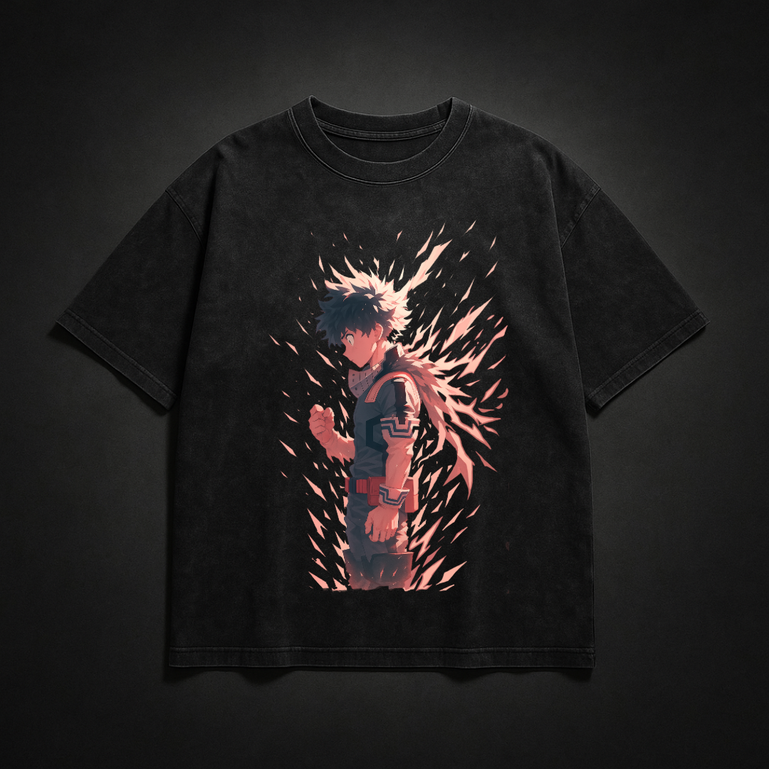 Deku V1 Washed Tee | MHA