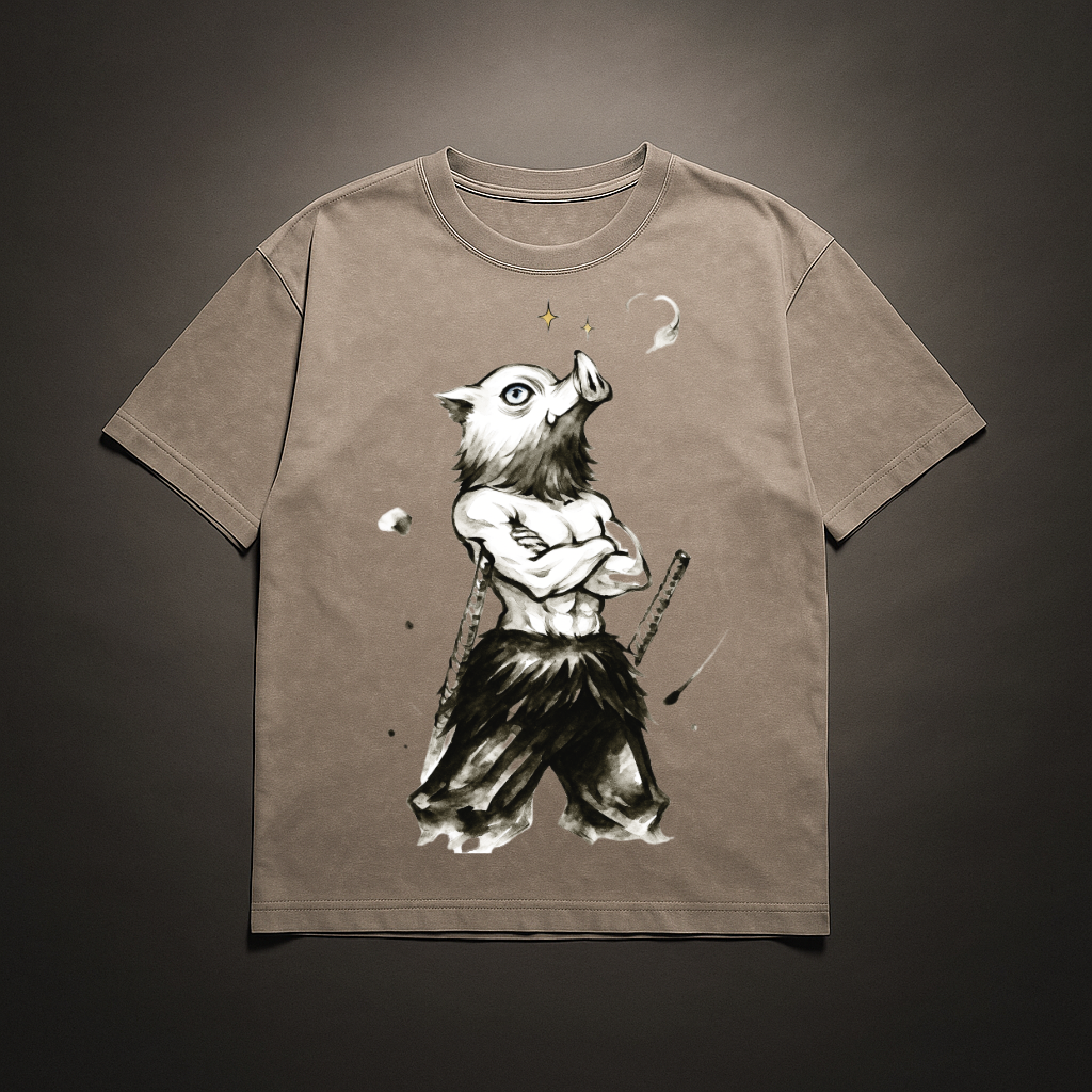 Inosuke Vintage V1 Washed Tee | Demon Slayer