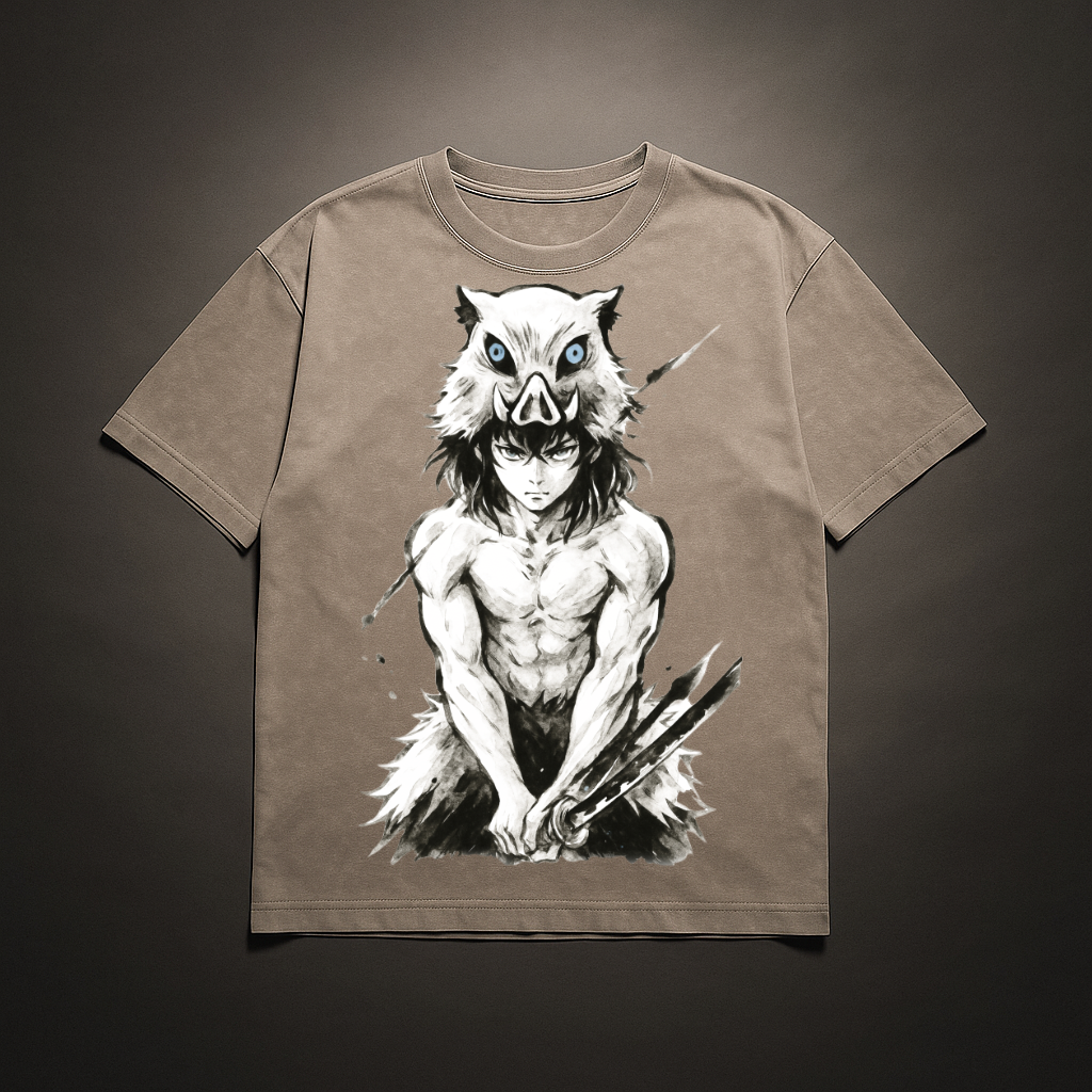 Inosuke Vintage V2 Washed Tee | Demon Slayer