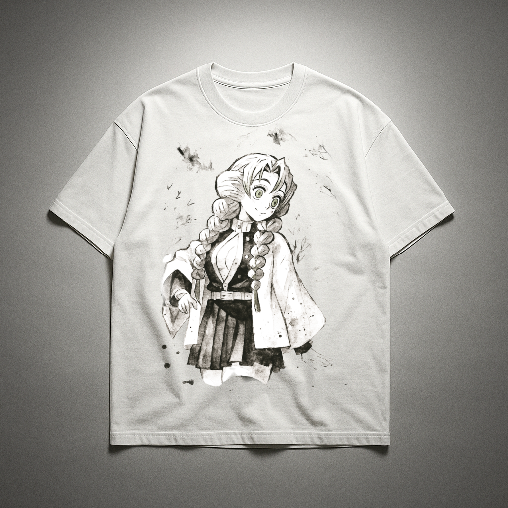 Mitsuri Vintage V1 Oversized T-shirt | Demon Slayer