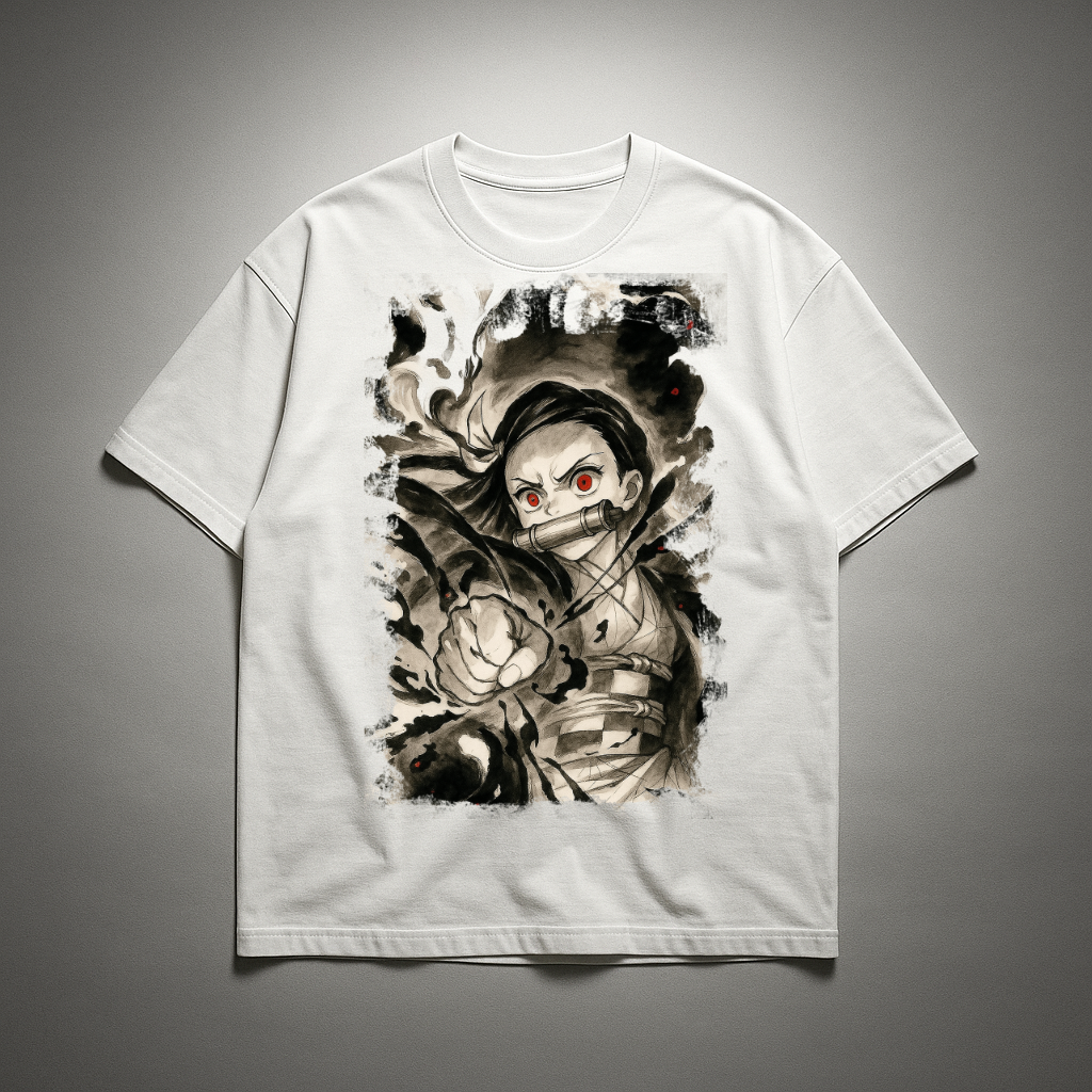 Nezuko Vintage V2 Oversized T-shirt | Demon Slayer