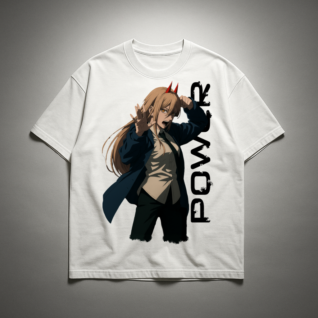 Power V2 Oversized T-shirt | Chainsaw Man