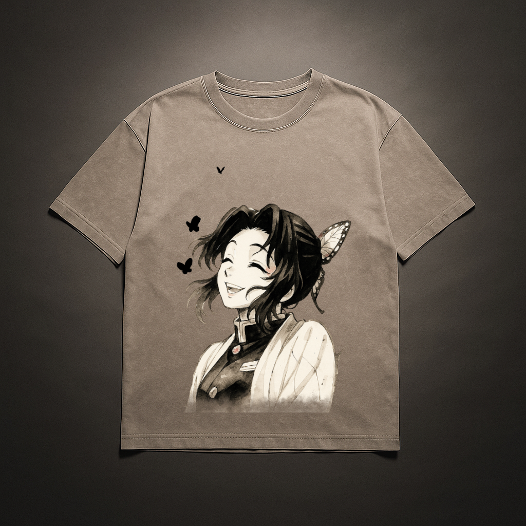 Shinobu Vintage V1 Washed Tee | Demon Slayer