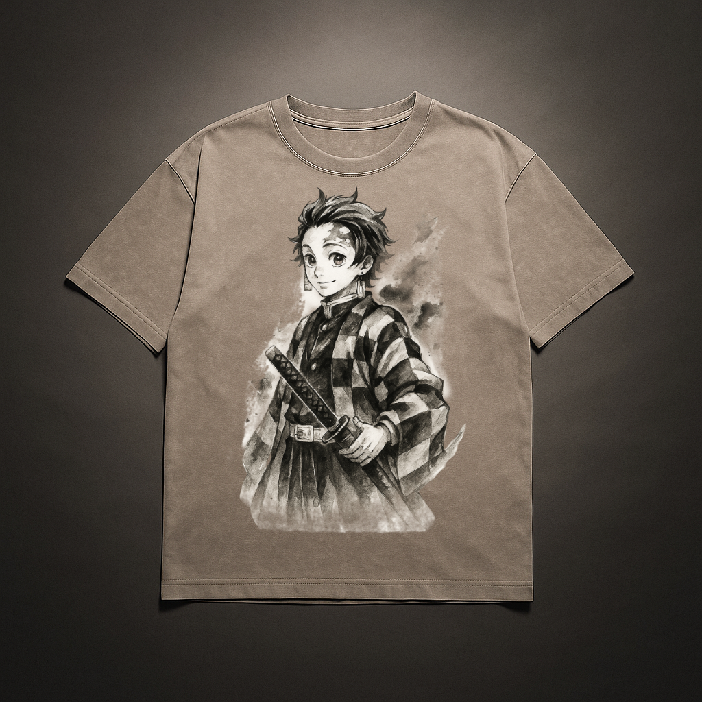 Tanjiro Vintage V2 Washed Tee | Demon Slayer