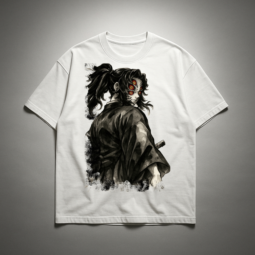 kokushibo Vintage V1 Oversized T-shirt | Demon Slayer