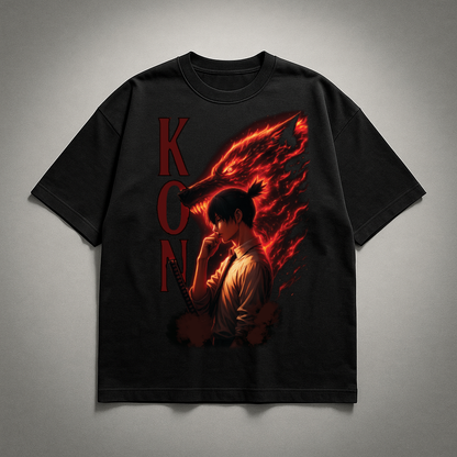 Aki V1 Oversized T-shirt | Chainsaw Man