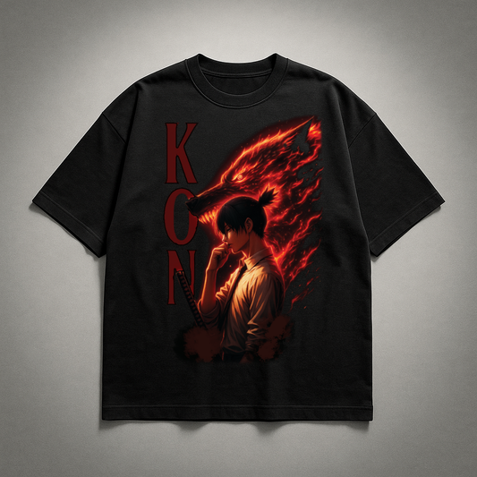 Aki V1 Oversized T-shirt | Chainsaw Man