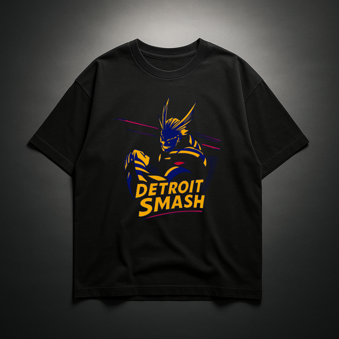 All Might “Detroit Smash" Oversized Tee | MHA