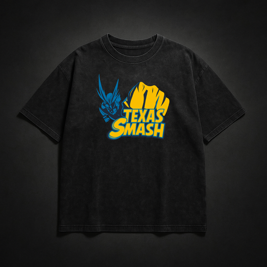 All Might “Texas Smash” Washed Tee | MHA
