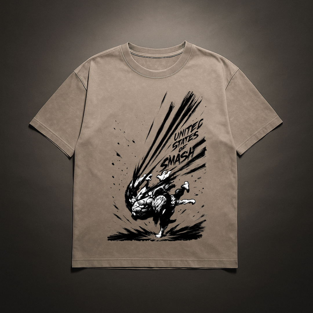 All Might V2 Washed Tee | MHA