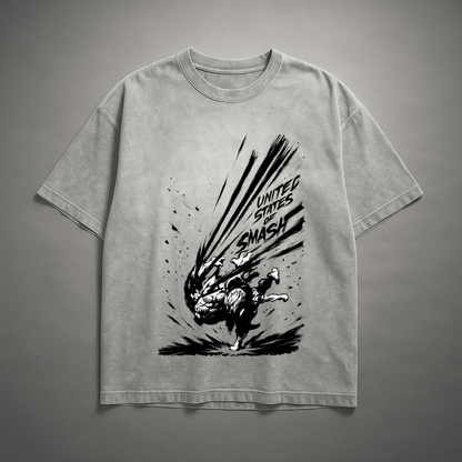 All Might V2 Washed Tee | MHA