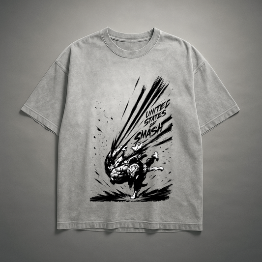 All Might V2 Washed Tee | MHA