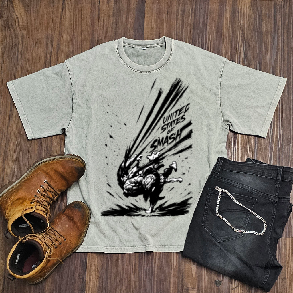 All Might V2 Washed Tee | MHA