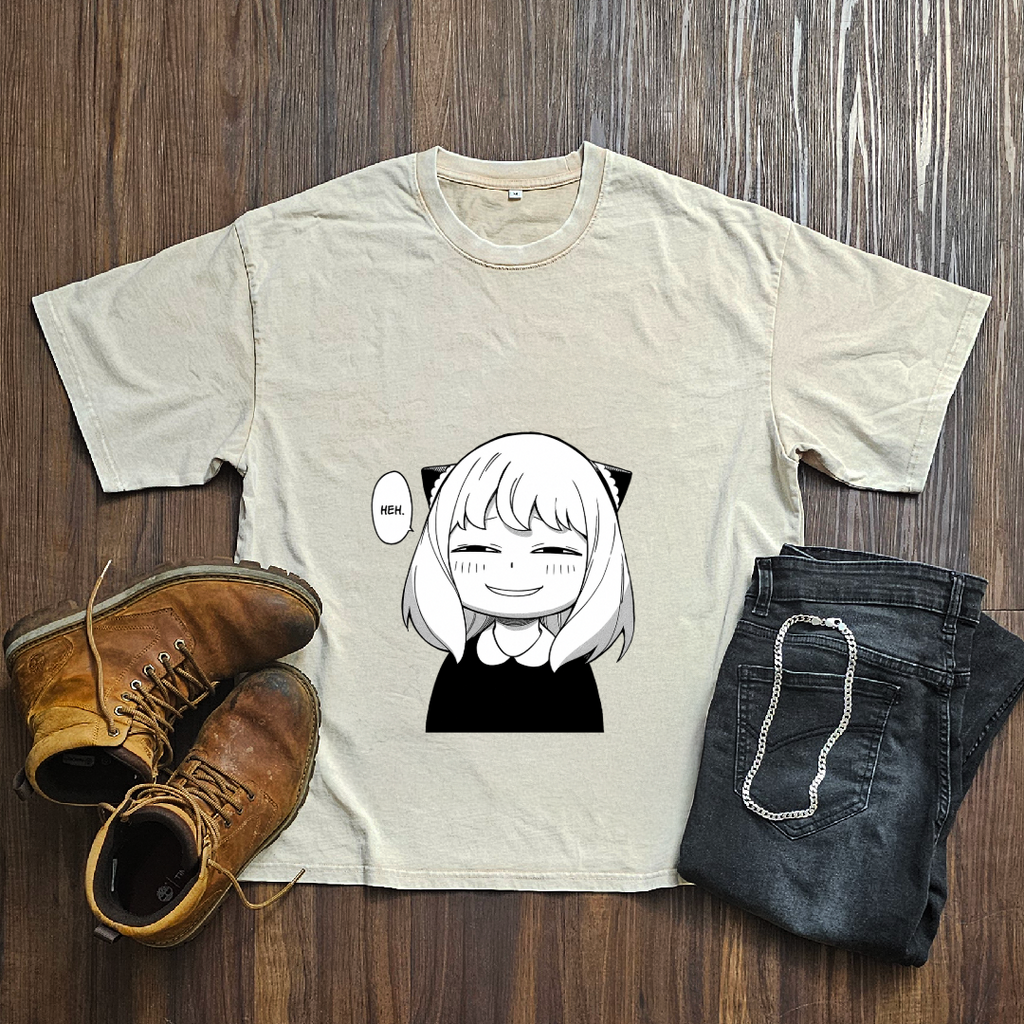 Anya V3 Washed Tee | Spy X Family