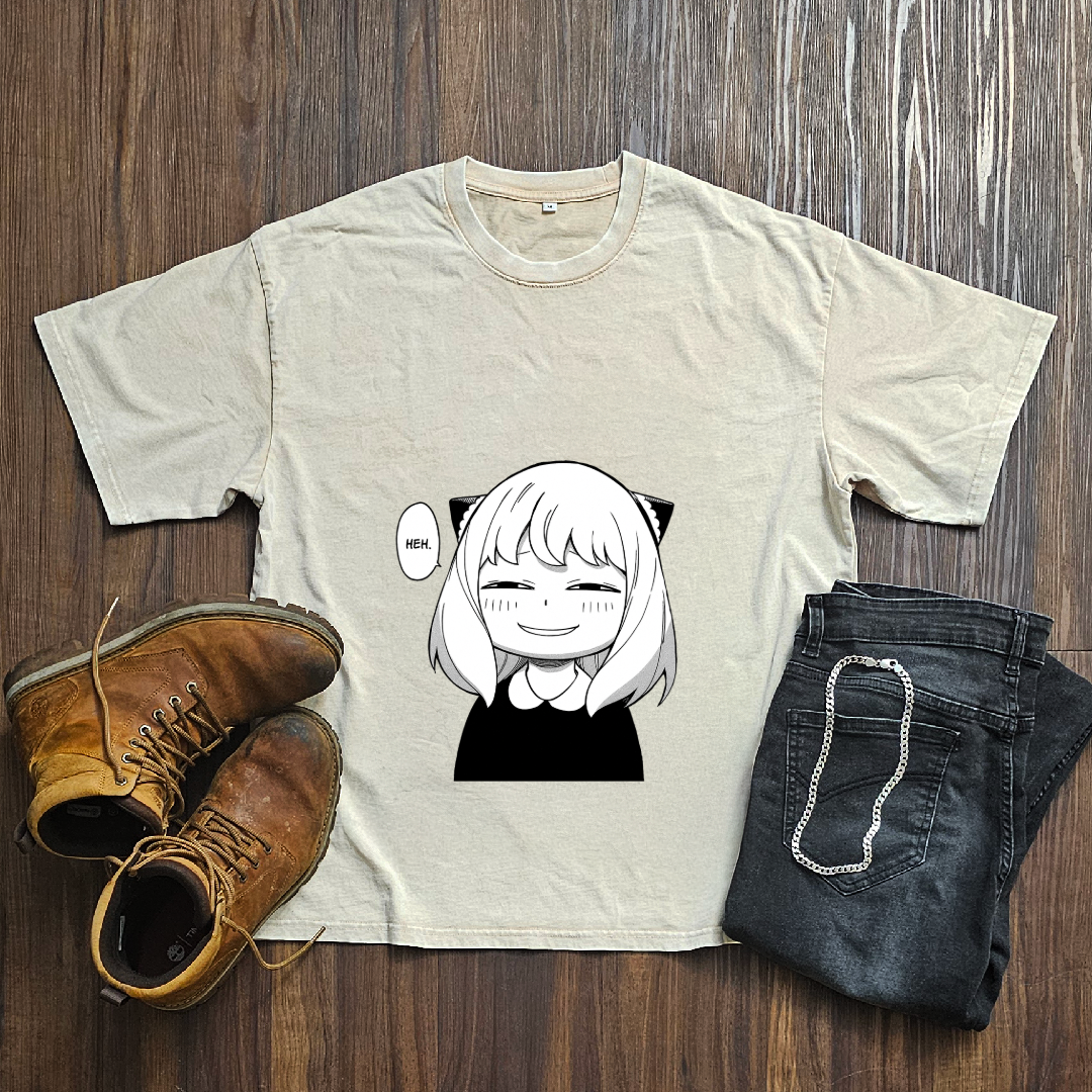 Anya V3 Washed Tee | Spy X Family