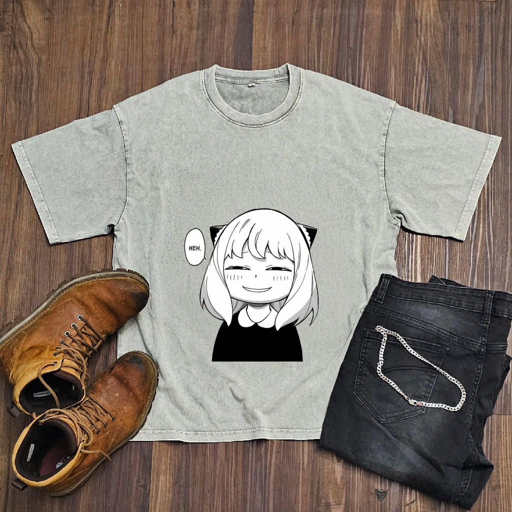 Anya V3 Washed Tee | Spy X Family