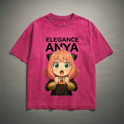 Anya V1 Washed Tee | Spy X Family