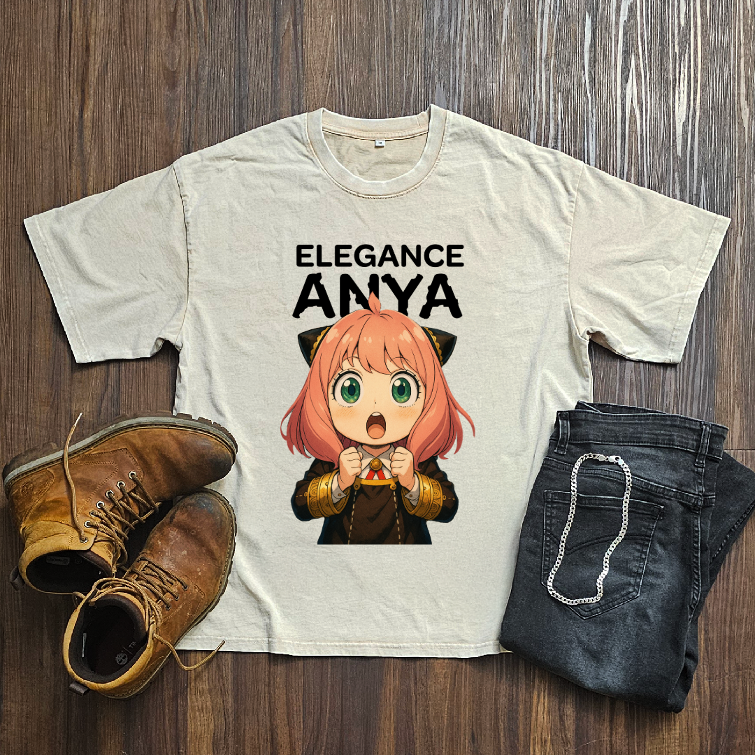 Anya V1 Washed Tee | Spy X Family