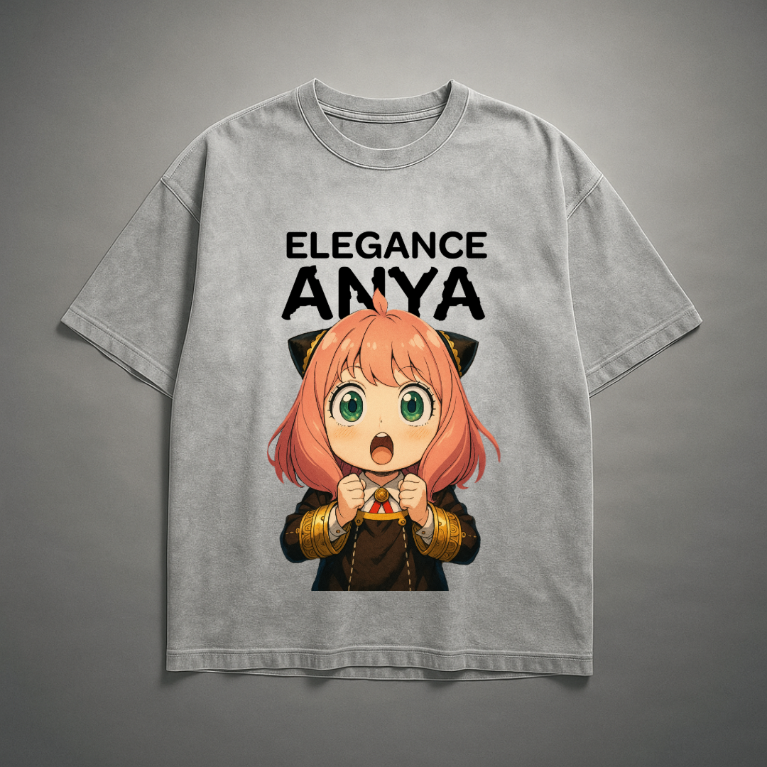 Anya V1 Washed Tee | Spy X Family
