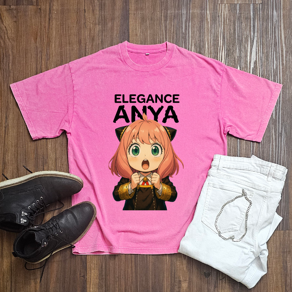 Anya V1 Washed Tee | Spy X Family