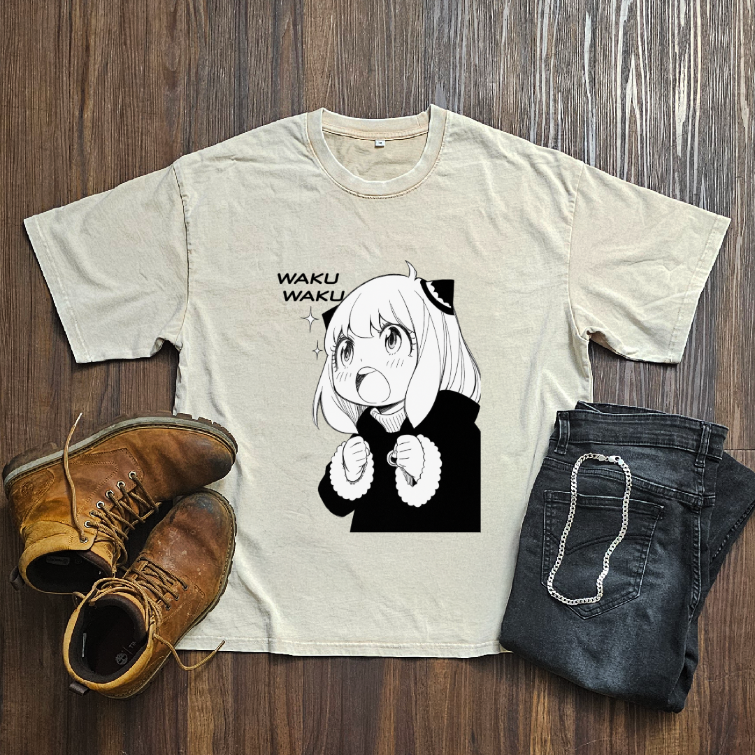 Anya V4 Washed Tee | Spy X Family