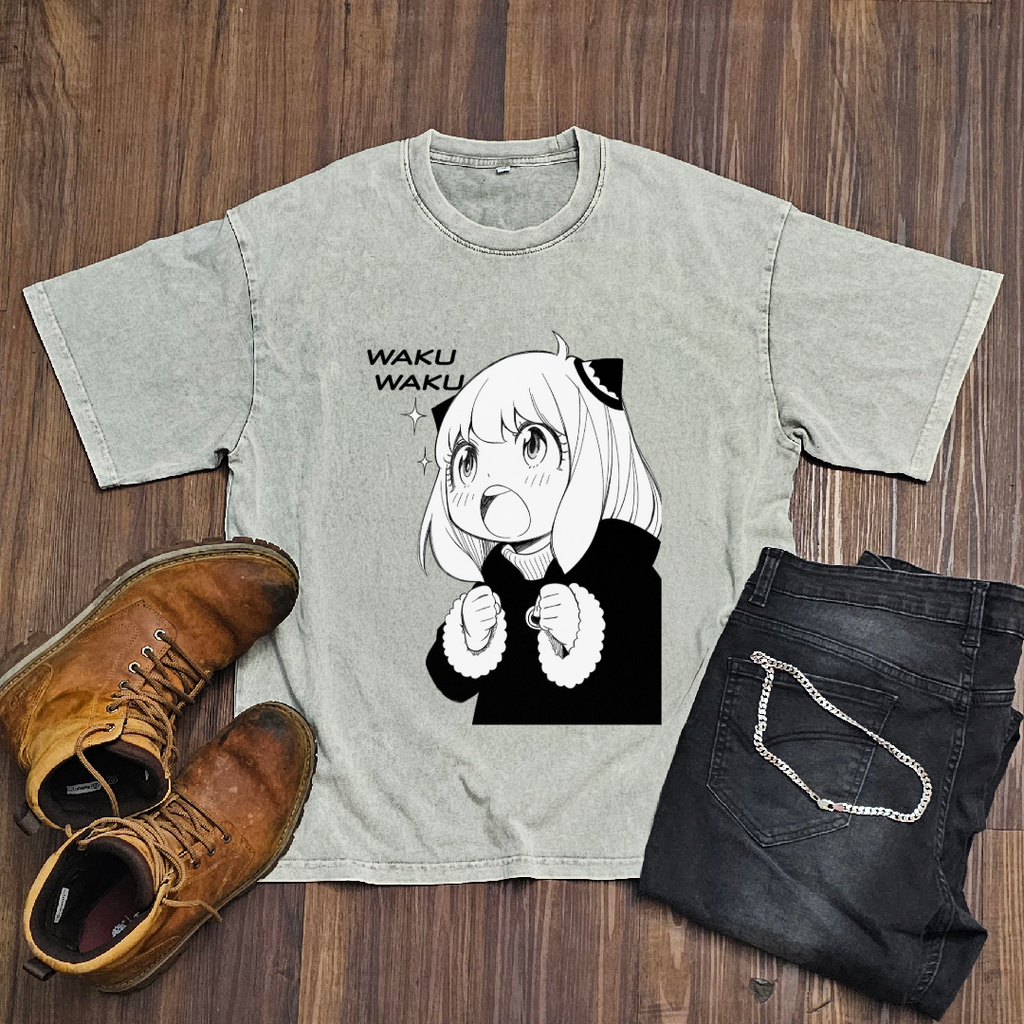 Anya V4 Washed Tee | Spy X Family