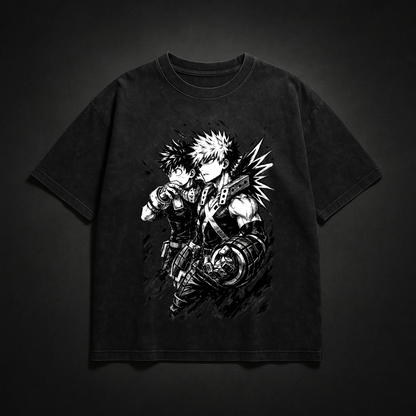 Deku & Bakugo V1 Washed Tee | MHA