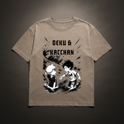 Deku & Bakugo V2 Washed Tee | MHA
