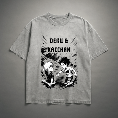 Deku & Bakugo V2 Washed Tee | MHA