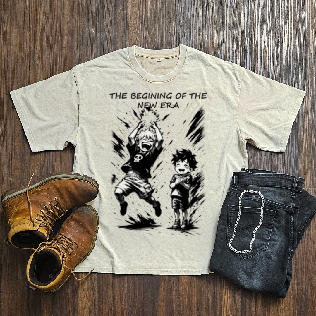 Deku & Bakugo V3 Washed Tee | MHA