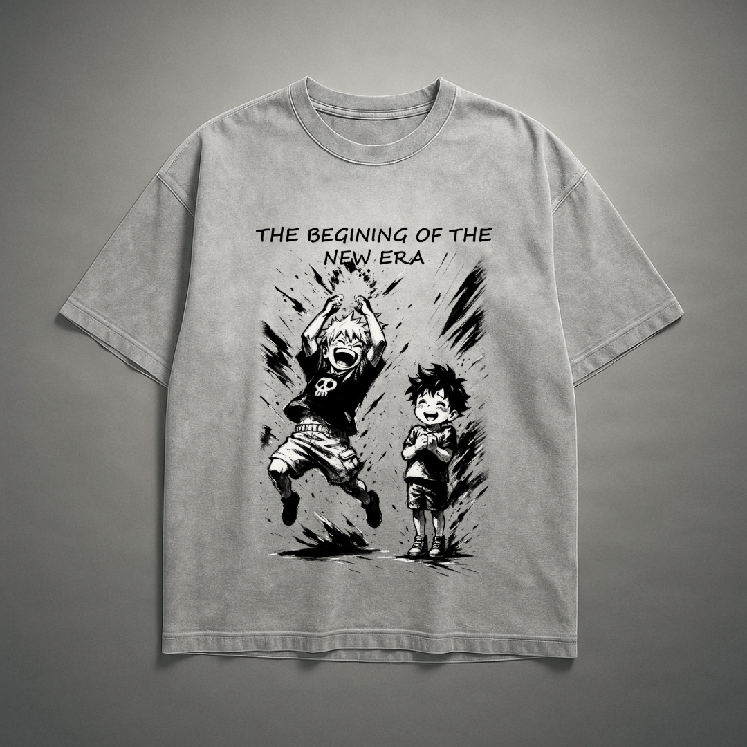 Deku & Bakugo V3 Washed Tee | MHA