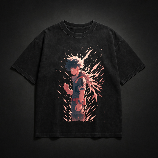Deku V1 Washed Tee | MHA