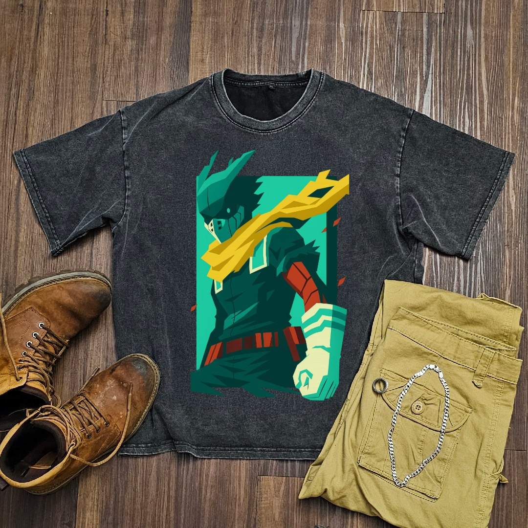 Deku V2 Washed Tee | MHA
