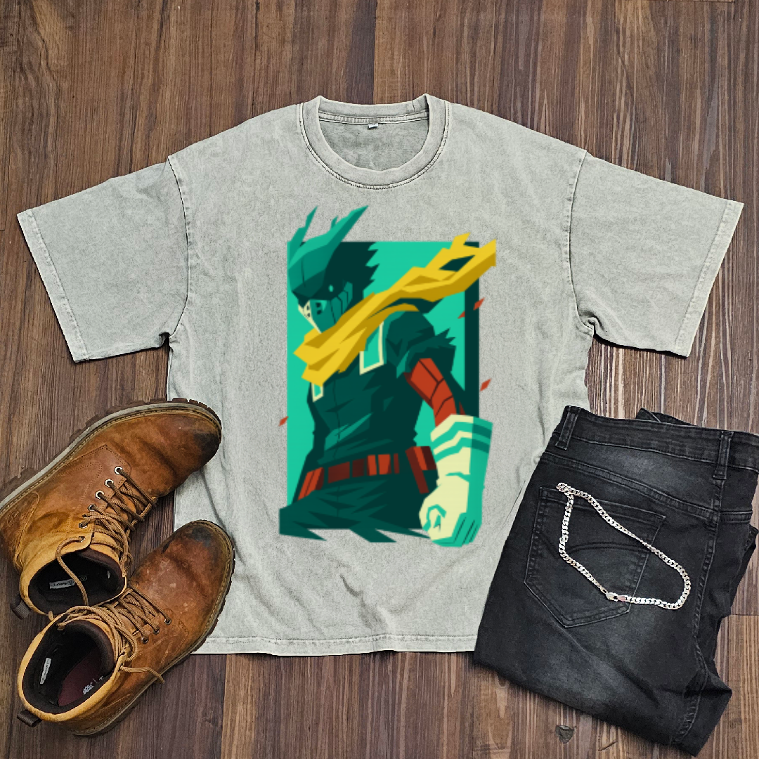 Deku V2 Washed Tee | MHA