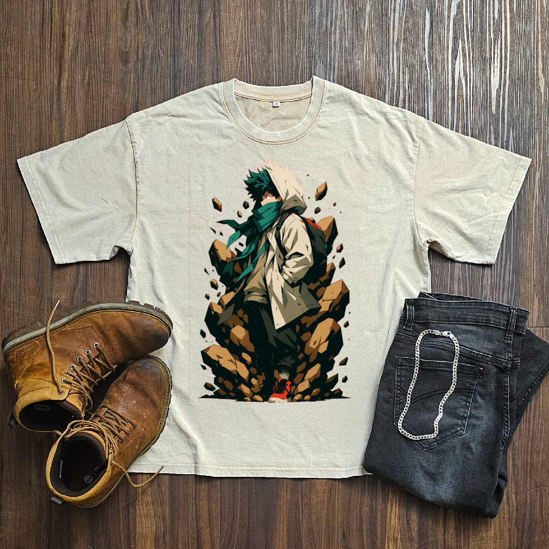 Deku V3 Washed Tee | MHA