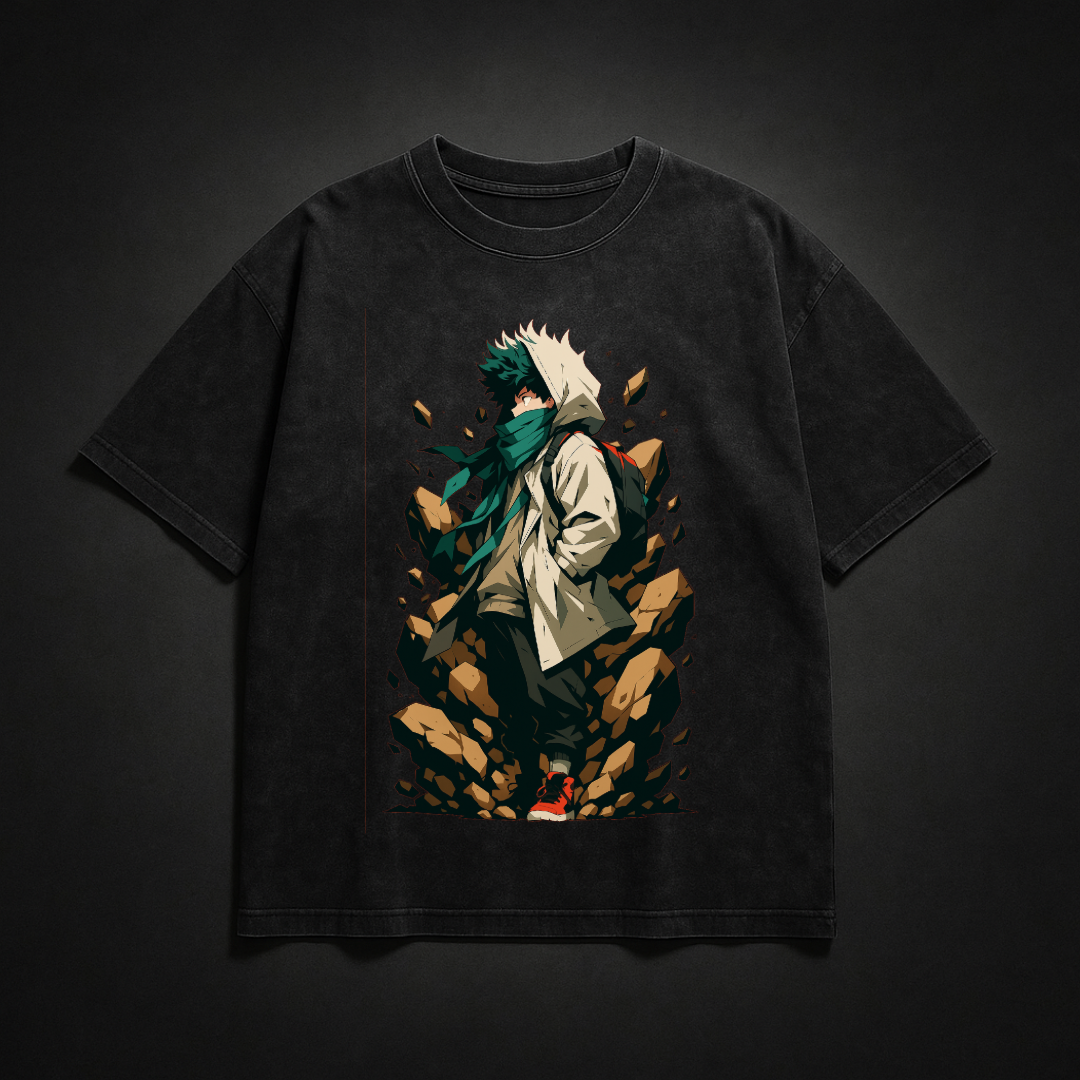 Deku V3 Washed Tee | MHA