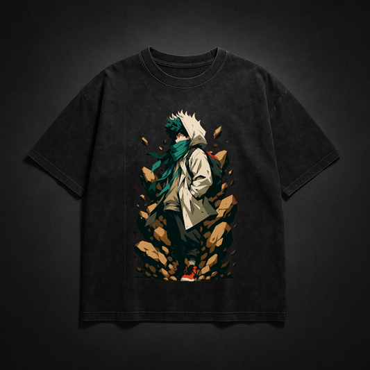 Deku V3 Washed Tee | MHA