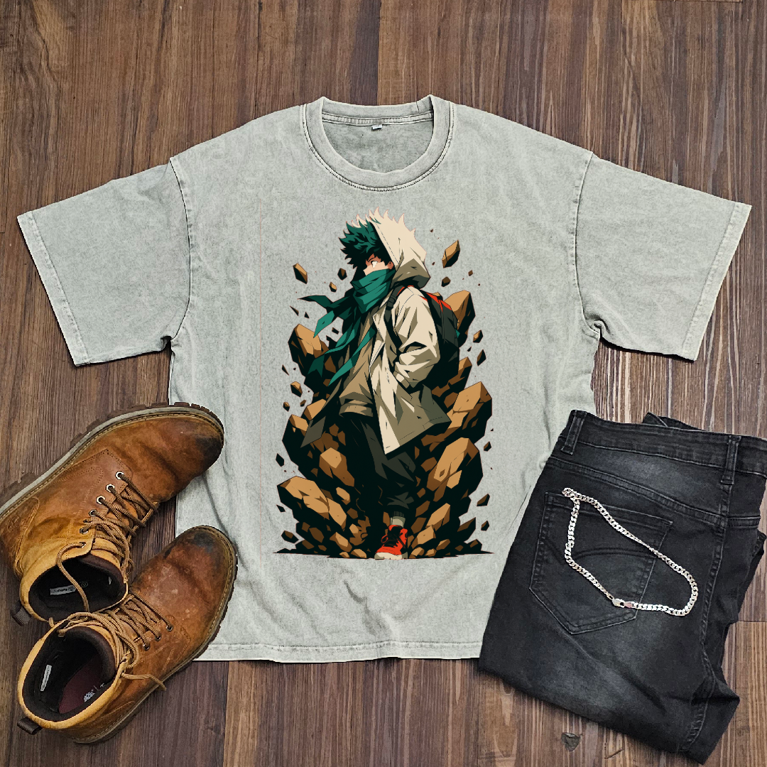 Deku V3 Washed Tee | MHA