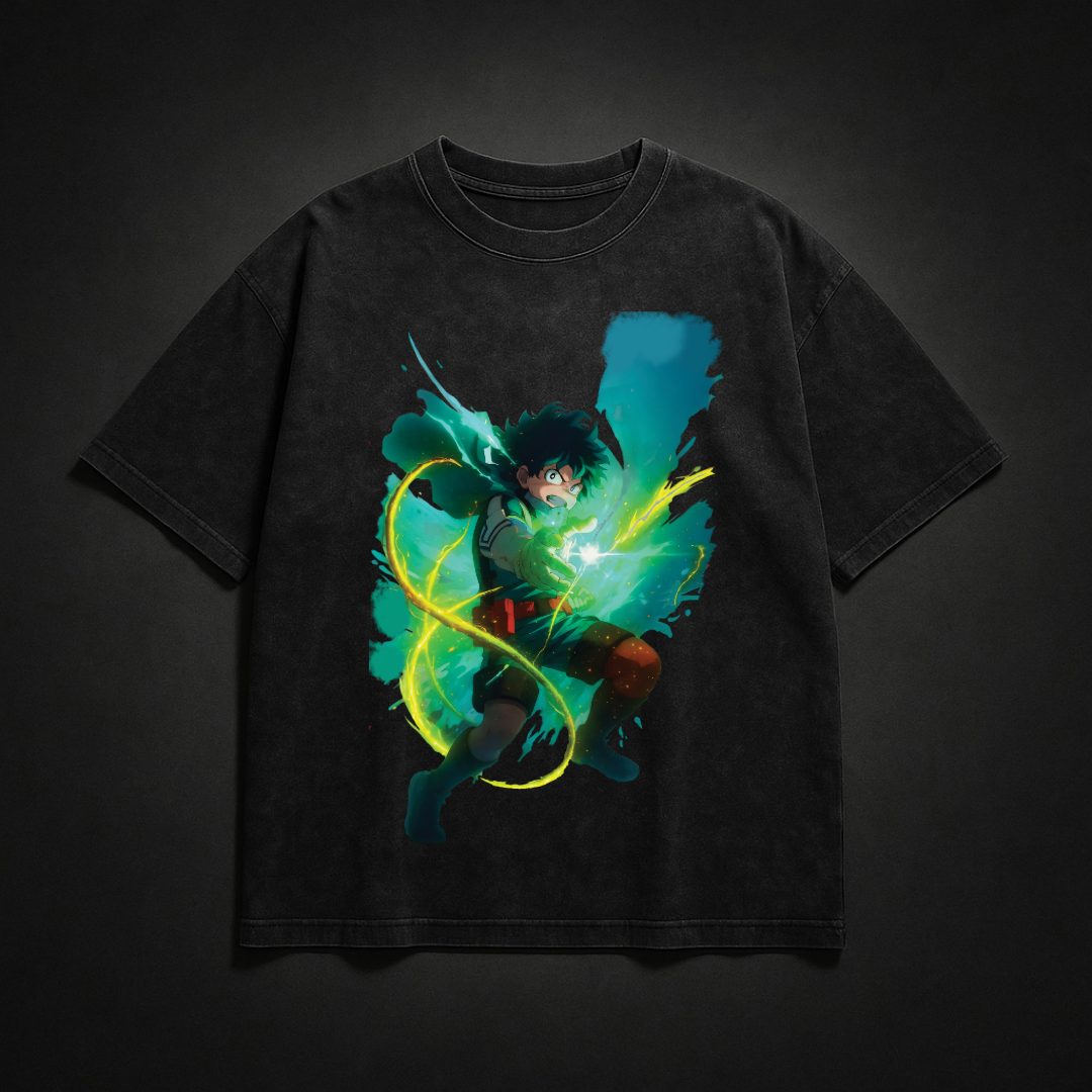 Deku V4 Washed Tee | MHA
