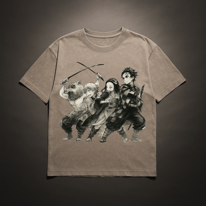 Demon Slayer Crew V1 Washed Tee