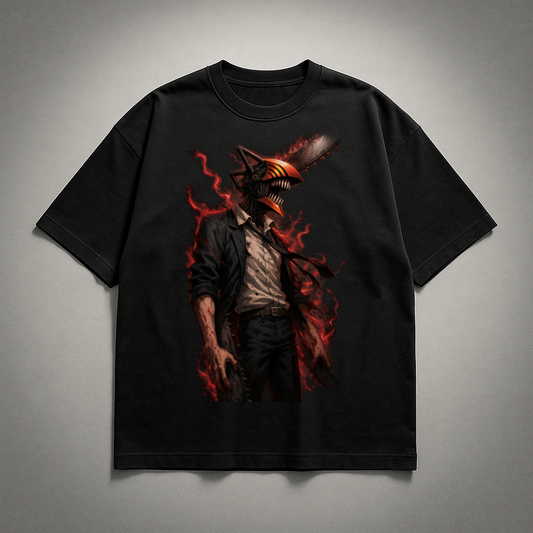 Denji V2 Oversized T-shirt | Chainsaw Man