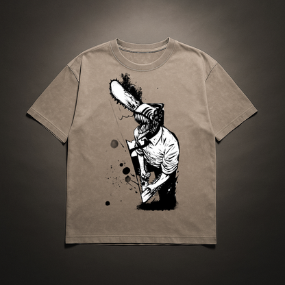 Denji V3 Washed Tee | Chainsaw Man