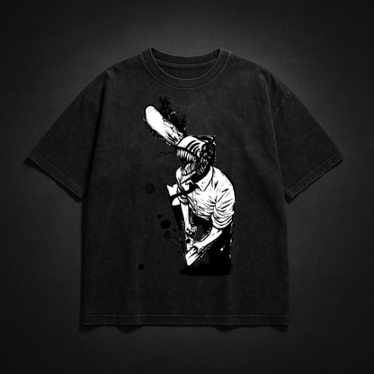 Denji V3 Washed Tee | Chainsaw Man