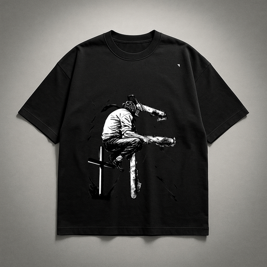 Denji V4 Oversized T-shirt | Chainsaw Man