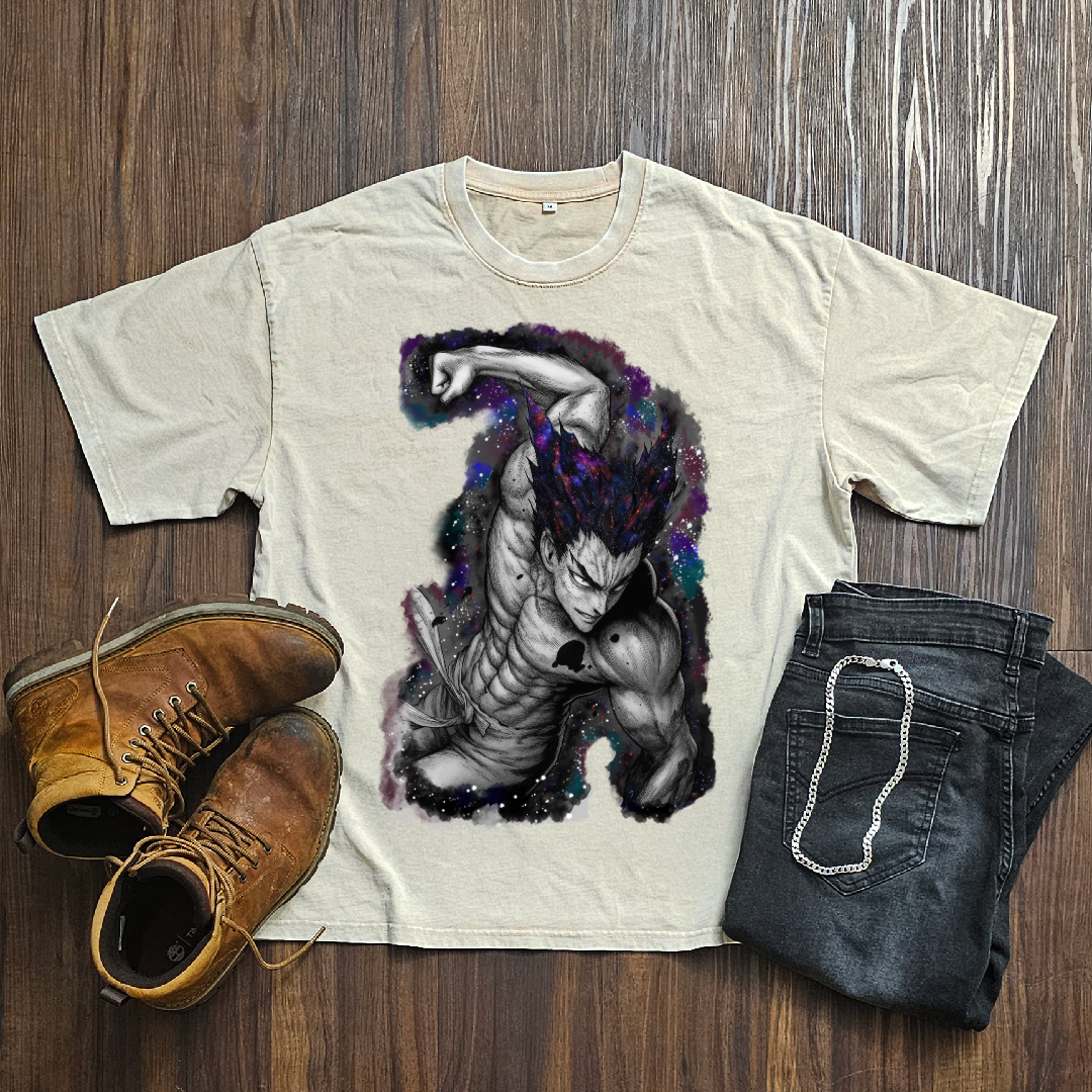 Garou V2 Washed Tee | One Punch Man