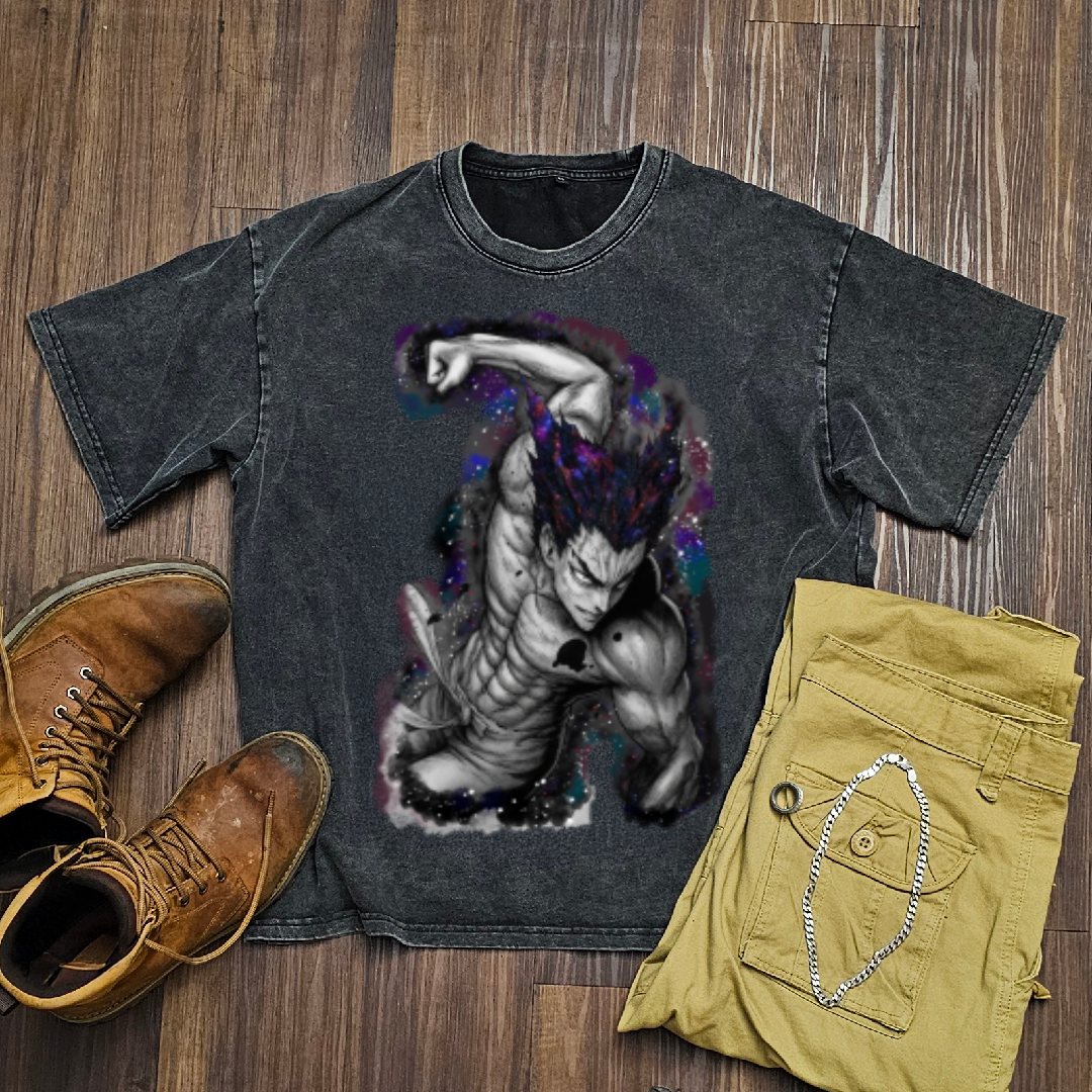 Garou V2 Washed Tee | One Punch Man