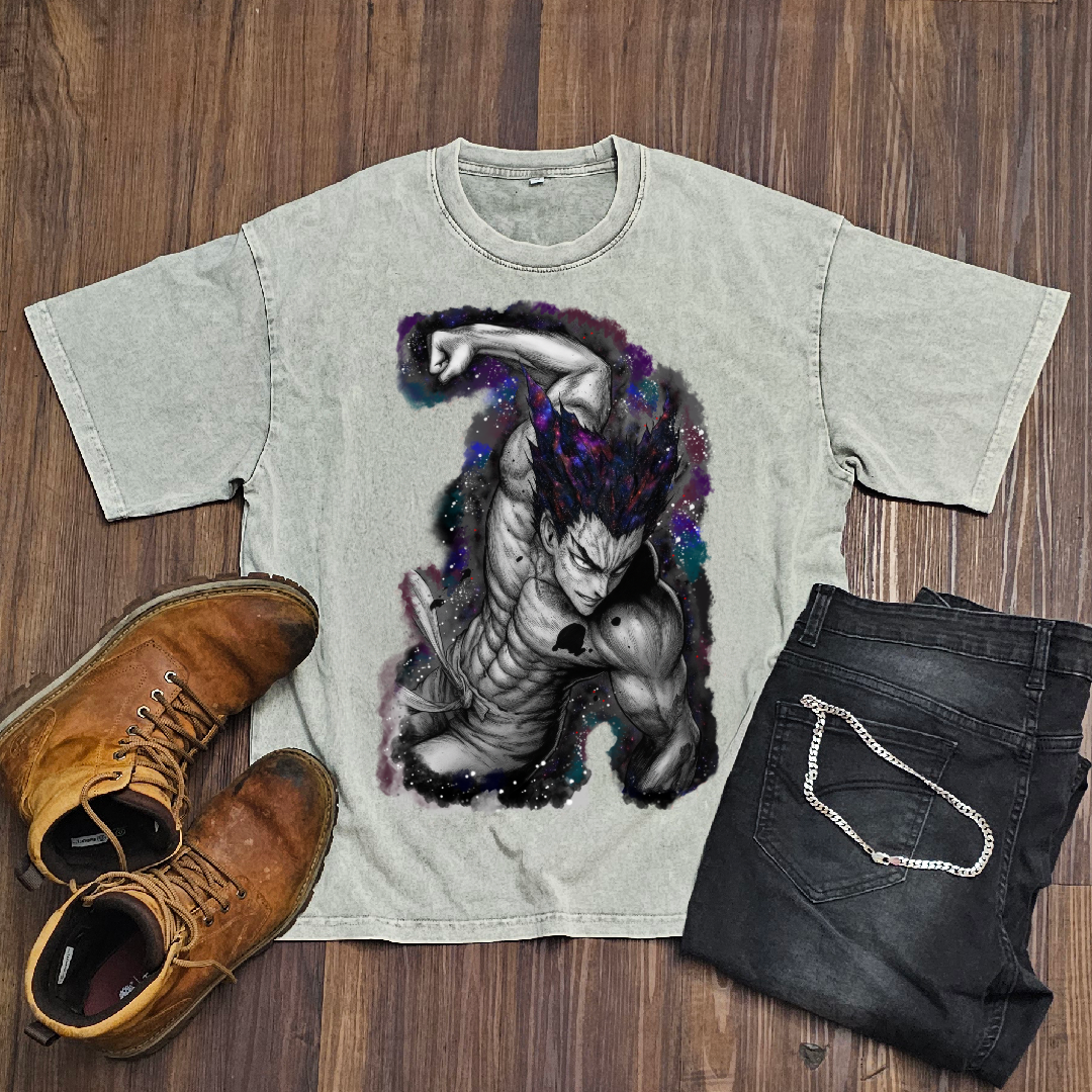 Garou V2 Washed Tee | One Punch Man