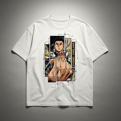 Gyomei Digital Frame Oversized T-shirt | Demon Slayer